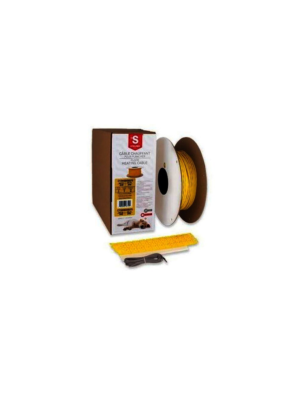 Stelpro 1140W Twisted-Pair Heating Cable 240V 380 Feet Heated Flooring